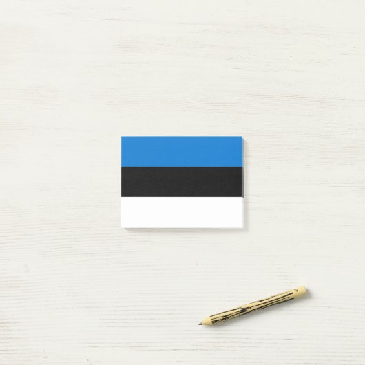 Estse vlag post-it® notes (Op bureau)
