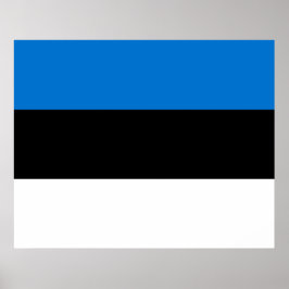 Estse vlag poster