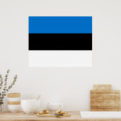 Estse vlag poster (Keuken)