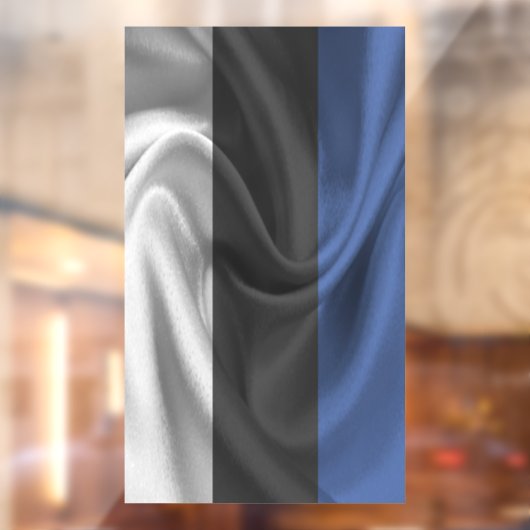 Estse vlag raamsticker (Vel 2)