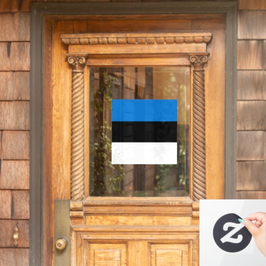 Estse vlag raamsticker (Huis Deur)
