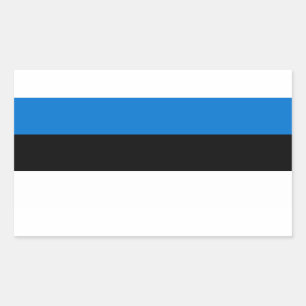 Estse vlag rechthoekige sticker