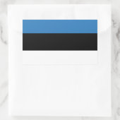 Estse vlag rechthoekige sticker (Tas)