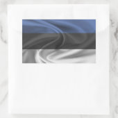 Estse vlag rechthoekige sticker (Tas)