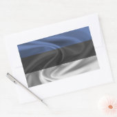 Estse vlag rechthoekige sticker (Envelop)