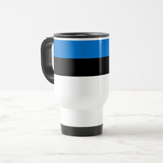 Estse vlag reisbeker (Voorkant links)