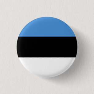 Estse vlag ronde button 3,2 cm