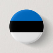 Estse vlag ronde button 3,2 cm (Voorkant)