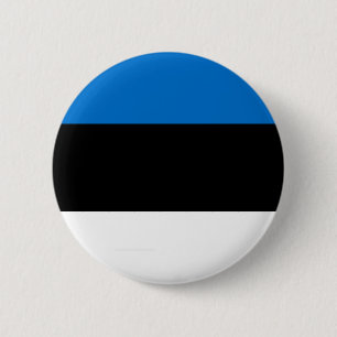 Estse vlag ronde button 5,7 cm