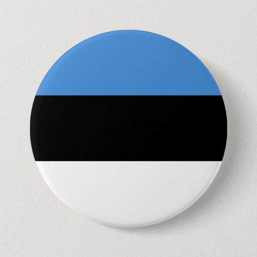 Estse vlag ronde button 7,6 cm (Voorkant)
