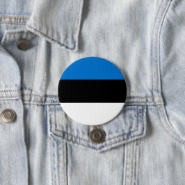Estse vlag ronde button 7,6 cm