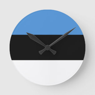 Estse vlag ronde klok