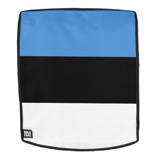 Estse vlag rugtassen (Verwijderbaar gezicht)