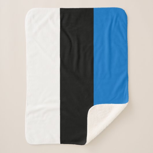 Estse vlag sherpa deken (Voorkant)