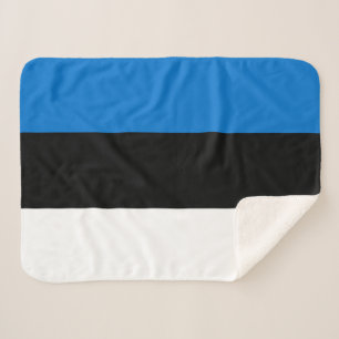 Estse vlag sherpa deken
