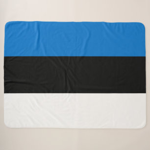 Estse vlag sherpa deken
