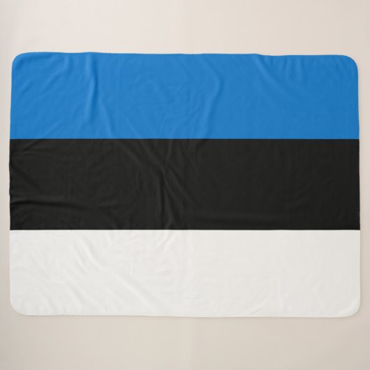 Estse vlag sherpa deken (Voorkant (horizontaal))