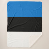Estse vlag sherpa deken (Voorkant)