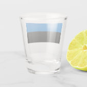 Estse vlag shot glas (Achterkant)