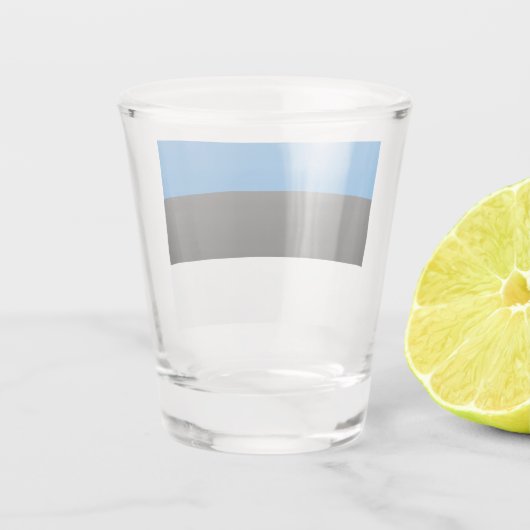 Estse vlag shot glas (Achterkant)
