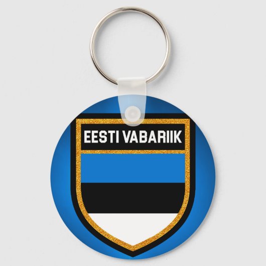 Estse vlag sleutelhanger (Voorkant)