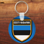 Estse vlag sleutelhanger (Voorkant)
