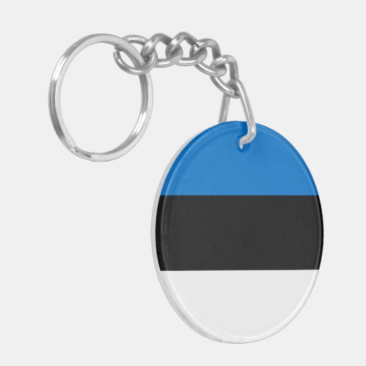 Estse vlag sleutelhanger (Voorkant Links)