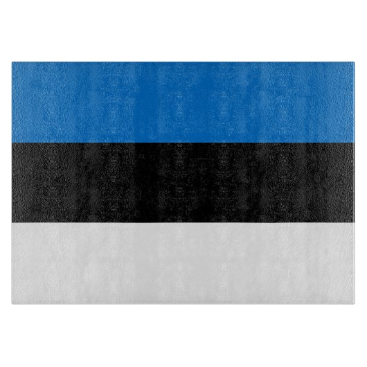 Estse vlag snijplank (Voorkant)
