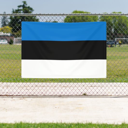 Estse vlag spandoek (Insitu)