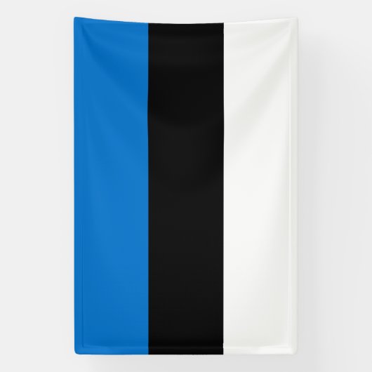Estse vlag spandoek (Verticaal)