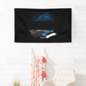 Estse vlag spandoek (Insitu)