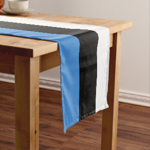 Estse vlag & sport fan house decor / Estland Korte Tafelloper