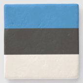 Estse vlag stenen onderzetter (Voorkant)