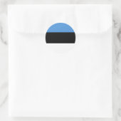 Estse vlag Sticker (Tas)