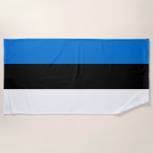 Estse vlag strandlaken (Voorkant)