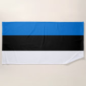 Estse vlag strandlaken (Voorkant)