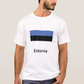 Estse vlag t-shirt (Voorkant)