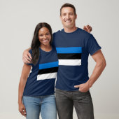 Estse vlag t-shirt (Unisex)
