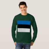 Estse vlag t-shirt (Voorkant volledig)