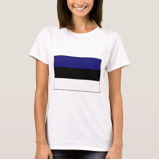 Estse vlag T-shirts en cadeaus (Voorkant)