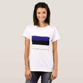 Estse vlag T-shirts en cadeaus (Voorkant volledig)