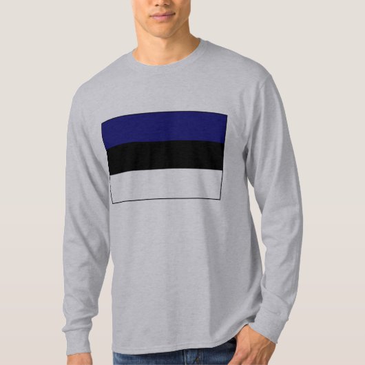 Estse vlag T-shirts en cadeaus (Voorkant)