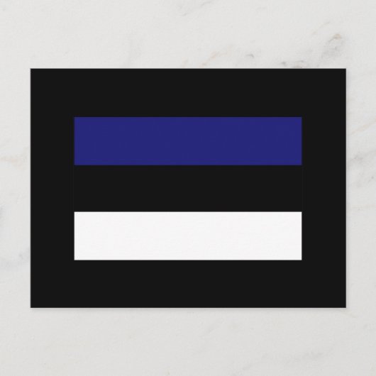 Estse vlag T-shirts en cadeaus Briefkaart (Voorkant)