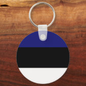 Estse vlag T-shirts en cadeaus Sleutelhanger (Voorkant)