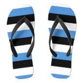 Estse vlag teenslippers (Voetbed)