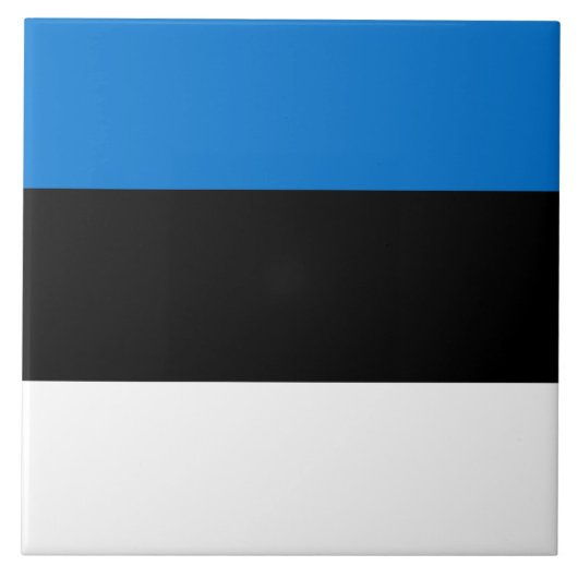Estse vlag tegeltje (Voorkant)