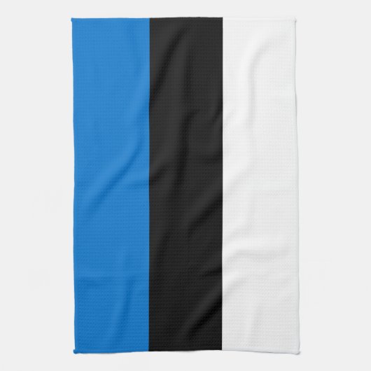 Estse vlag theedoek (Verticaal)