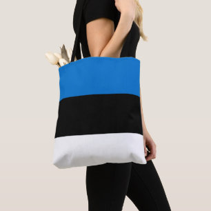 Estse vlag tote bag