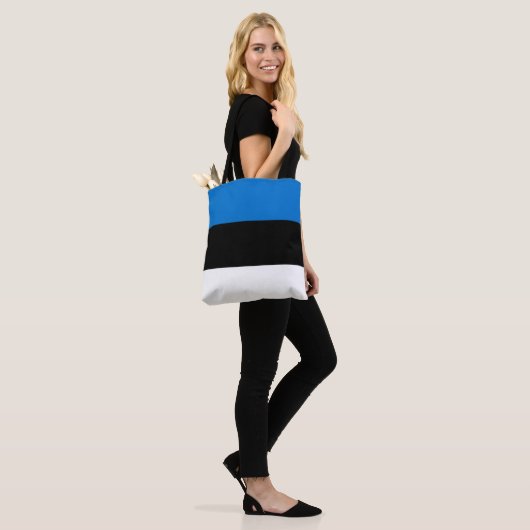 Estse vlag tote bag (Op model)