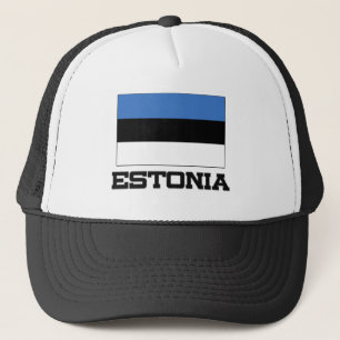 Estse vlag trucker pet